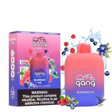 Vape Gang Max Bluerazz Ice